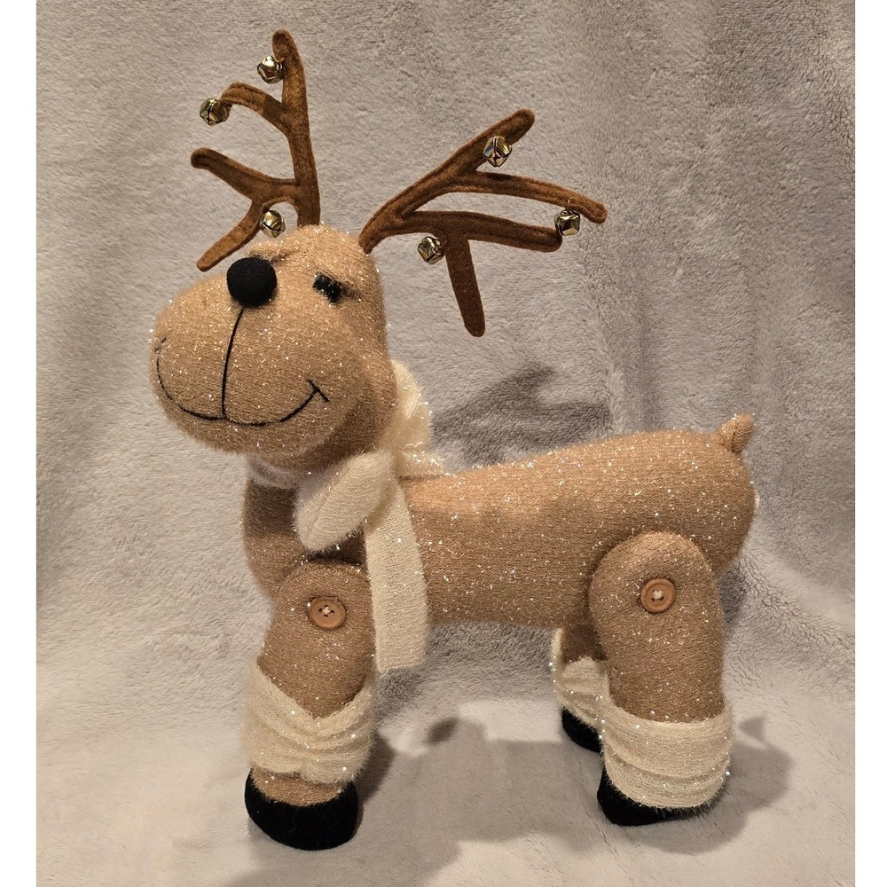 ADORABLE Vintage 2001 13"‎ Berkley Standing Reindeer
